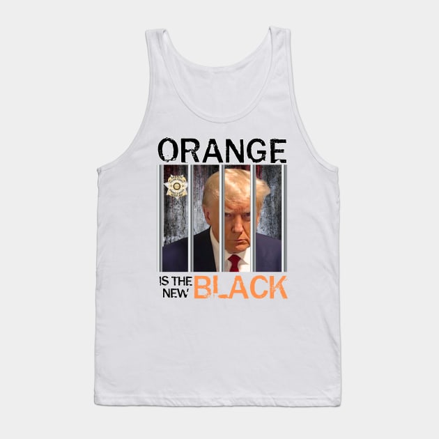 TRUMP MUGSHOT - ORANGE IS THE NEW BLACK Tank Top by Simontology